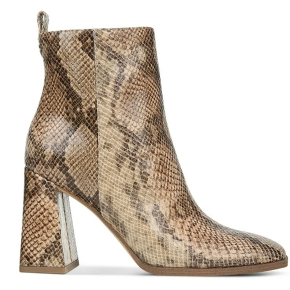 Circus by Sam Edelman Snakeskin Mid-Calf Block Heel Booties – Pascha – Size 6.5 - Picture 2 of 6